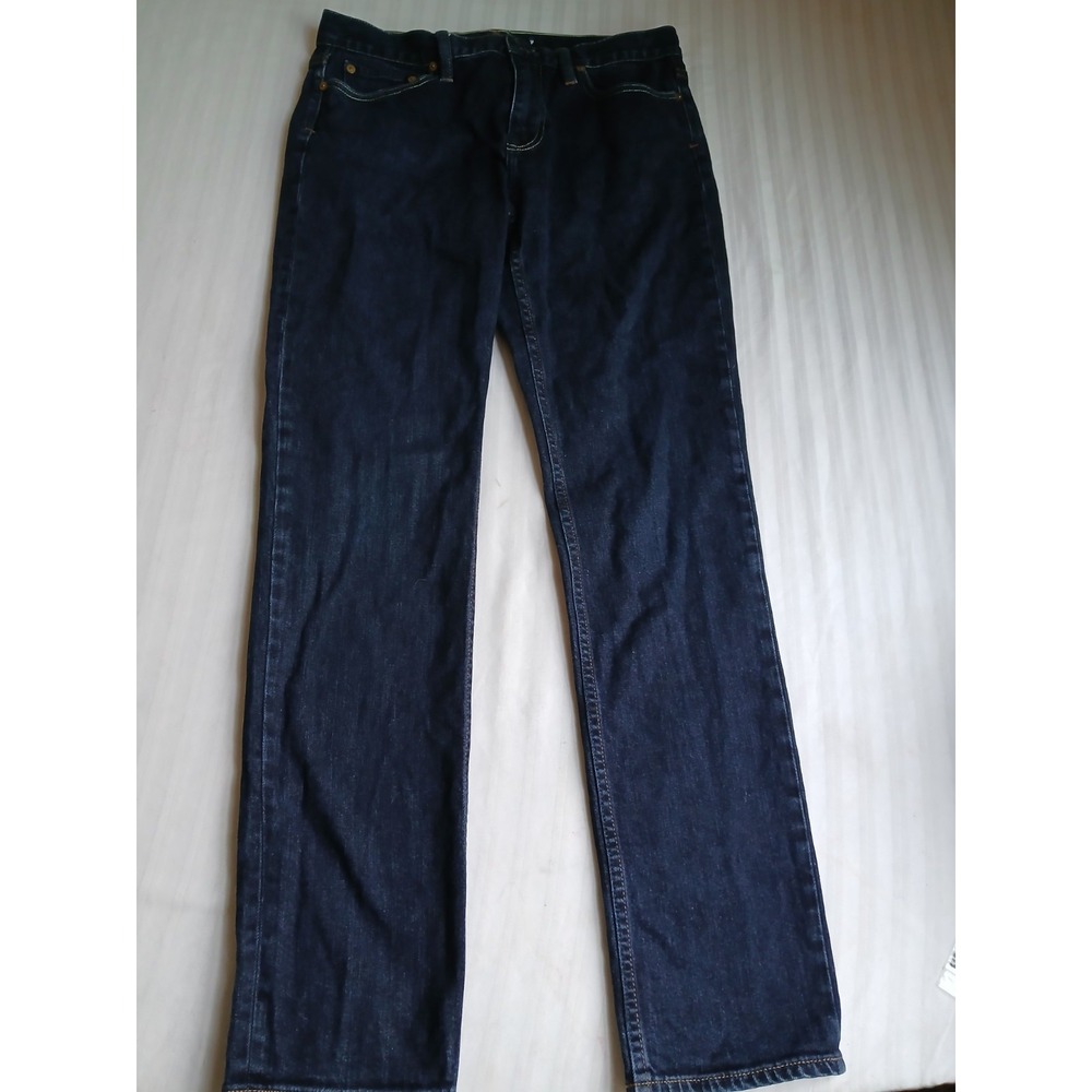 Ralph Lauren Jeans 30x30 Mens Thompson 650 Dark Wash Slim Straight Vintage Y2k